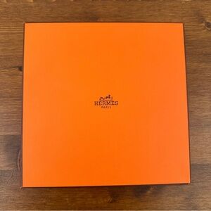 Empty Hermes’ Belt box with three Hermes’ dust bags